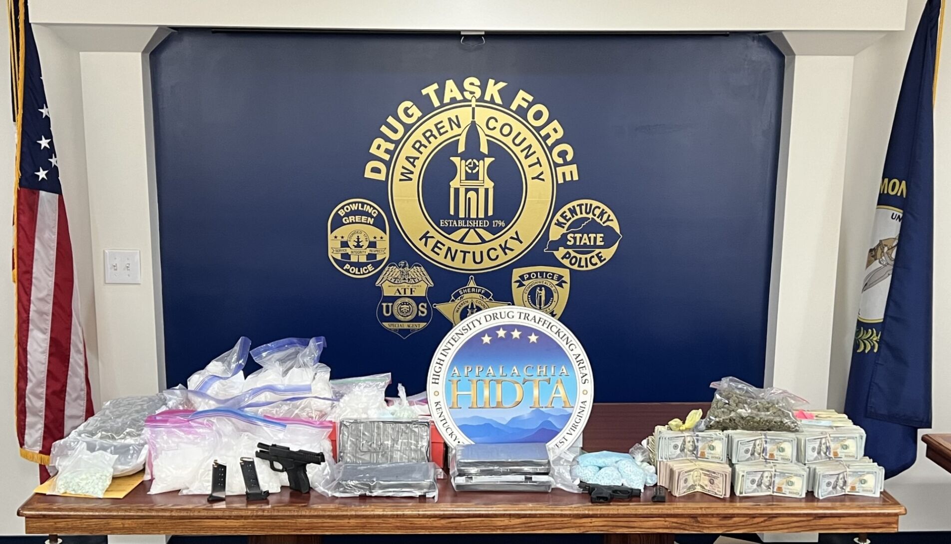 Suspect on the run after police seize several pounds of meth, fentanyl from Bowling Green home